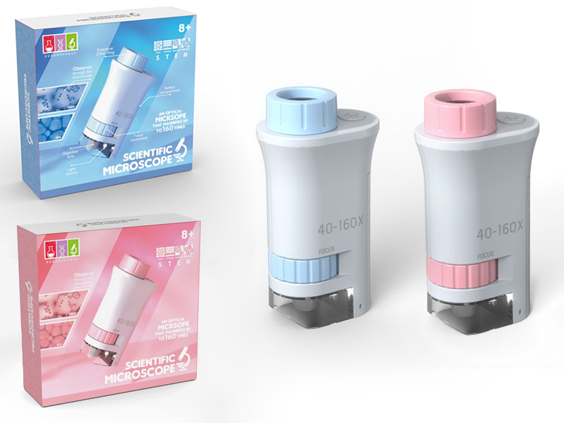 Portable Microscope Red/Blue