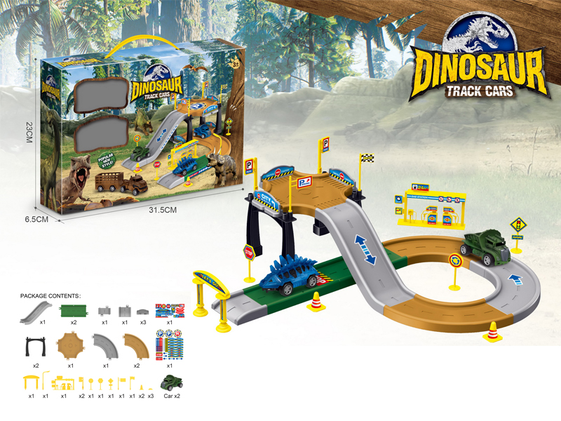Dinosaur Track Parking Lot