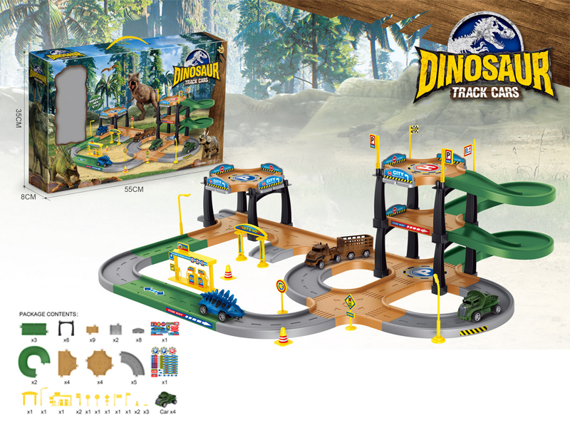 Dinosaur Track Parking Lot