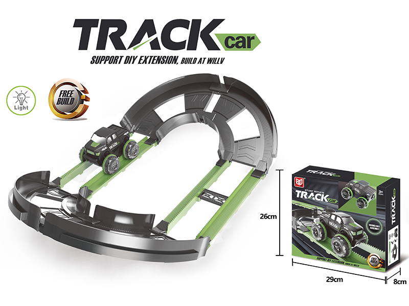 Electric Stunt Rotate Track Car