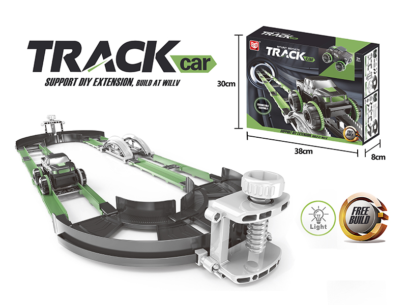 Electric Stunt Rotate Track Car