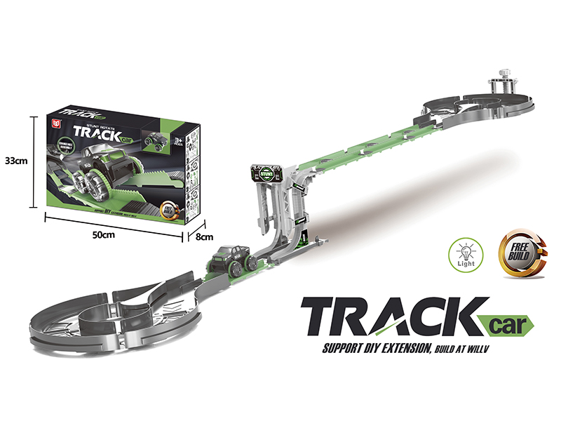 Electric Stunt Rotate Track Car
