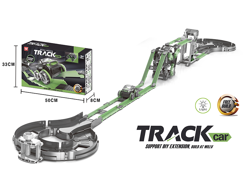 Electric Stunt Rotate Track Car