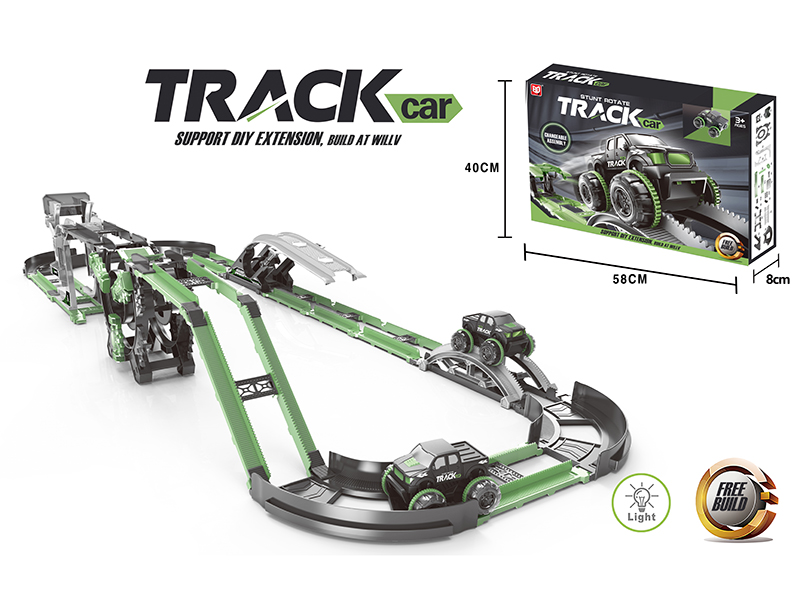 Electric Stunt Rotate Track Car