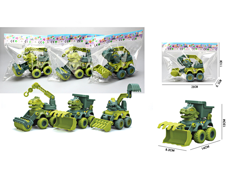 Double Friction Camouflage Dinosaur Farmer'S Car