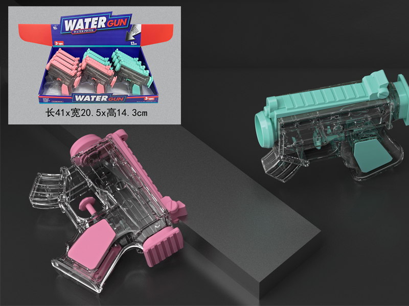 12PCS Transparent Water Gun