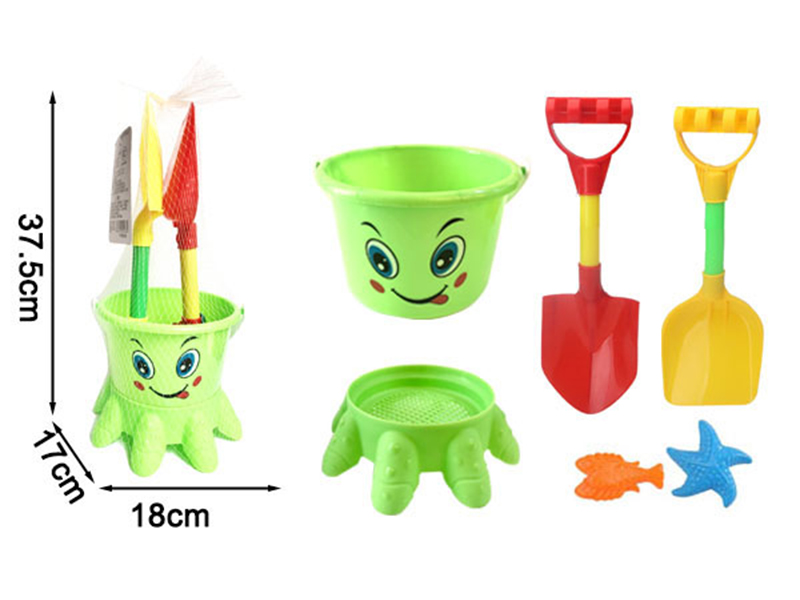 Small Octopus Sand Bucket Set