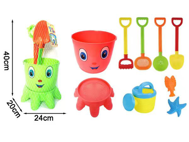 Large Octopus Sand Bucket Set