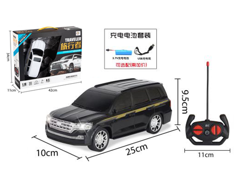 1:16 Land Cruiser 4-Channel Remote Control Car