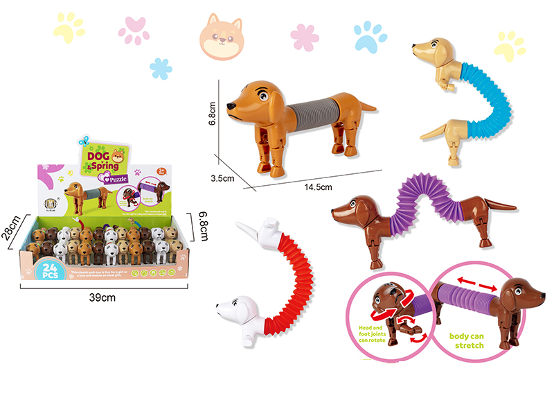 Decompression Telescopic  Dog 24PCS