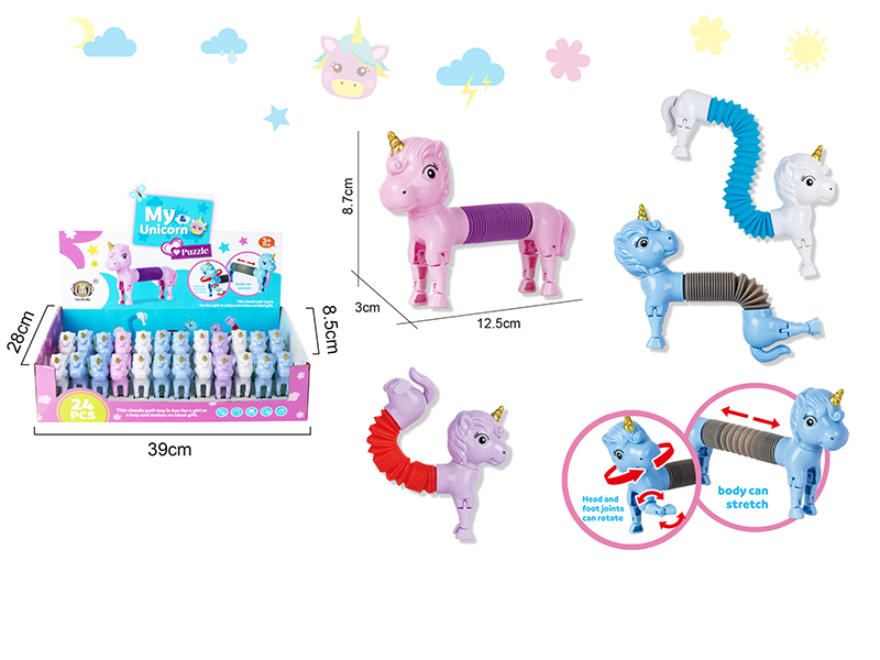 Decompression Telescopic  Horse 24PCS