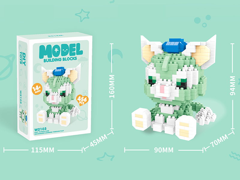 Micro Particle Building Blocks - Gelatoni 456pcs