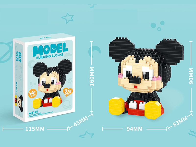 Micro Particle Building Blocks - Mickey Mouse 378pcs