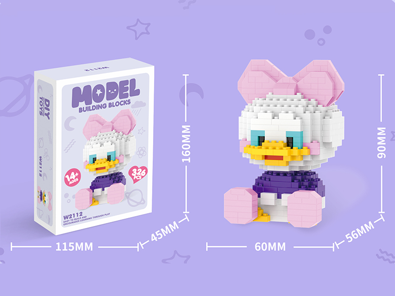 Micro Particle Building Blocks - Daisy Duck 326pcs