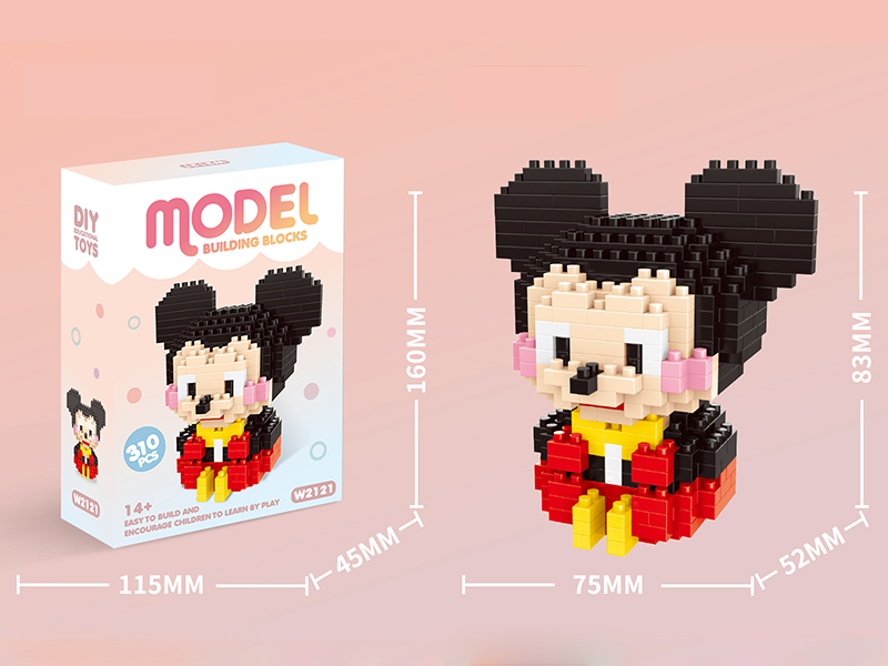 Micro Particle Building Blocks - Mickey Mouse 310pcs