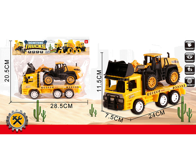 Friction Trailer Toy