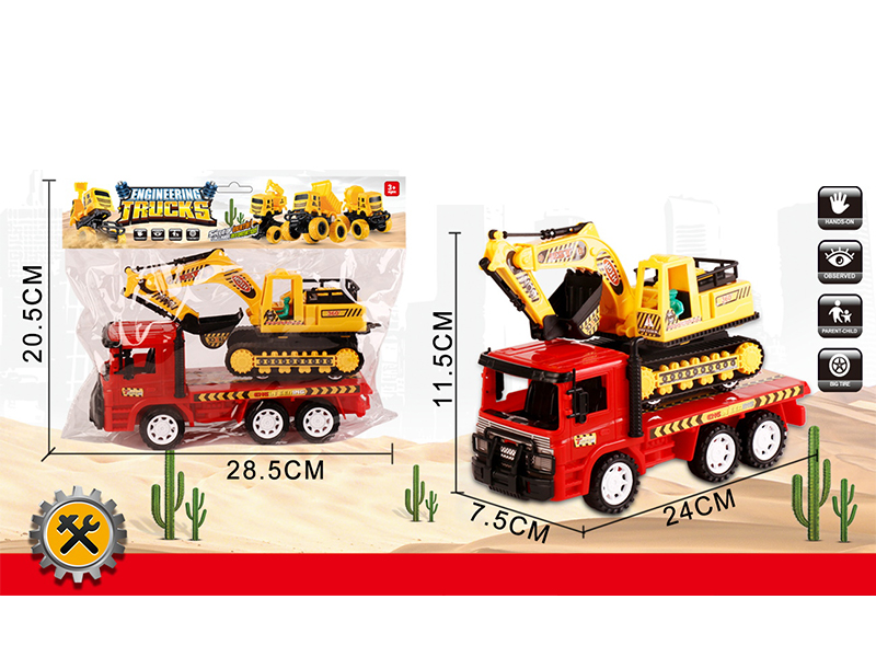 Friction Trailer Toy