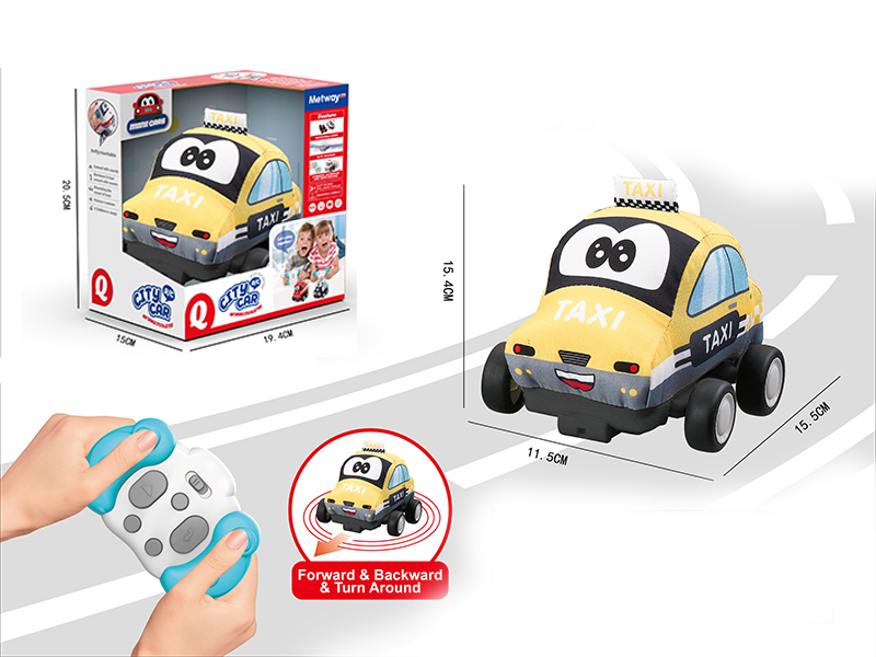 R/C 3Ch Infrared Cloth Taxi With Music And Horn