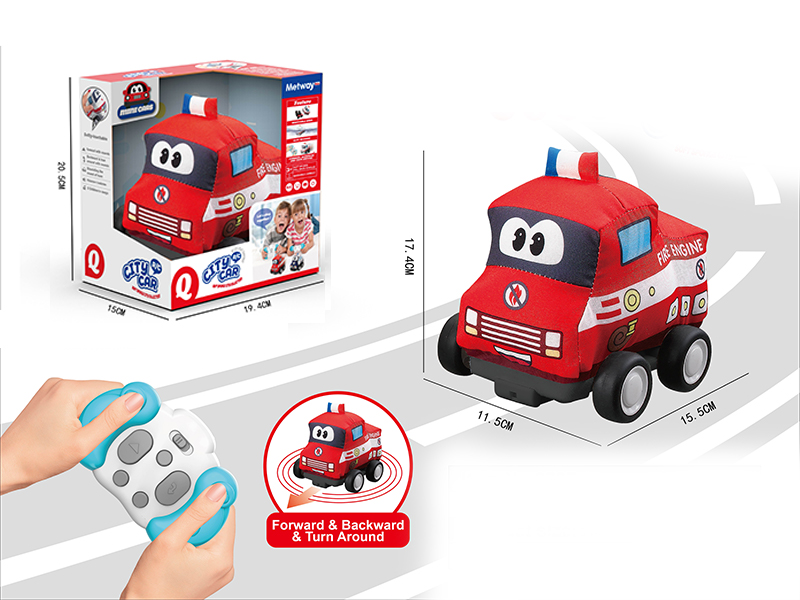 R/C 3Ch Infrared Cloth Fire Fighting Truck With Music And Horn