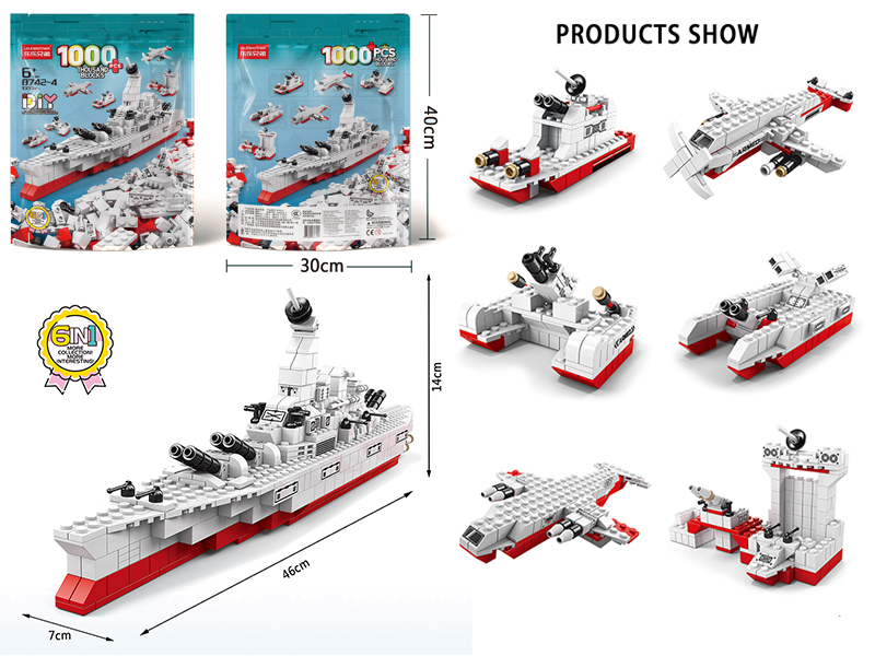 Aircraft Carrier Building Blocks 1000pcs
