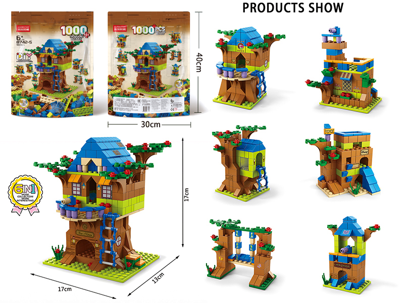Tree House Building Blocks 1000pcs