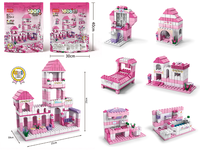 Princess House Building Blocks 1000pcs