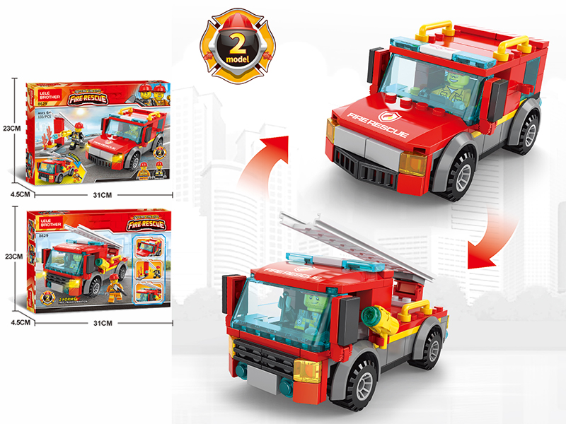 Defend The City Fire Rescue Building Blocks 133PCS