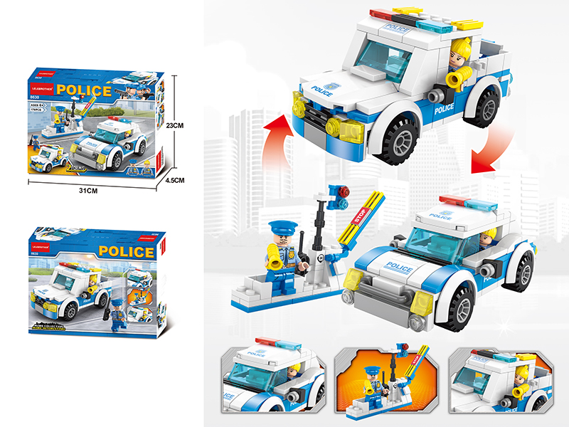 High Speed Chase Car Building Blocks 178PCS
