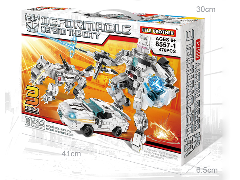 City Defender Series Building Blocks - Knight 476PCS