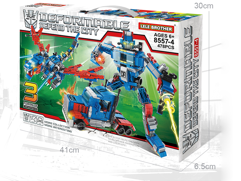 City Defender Series Building Blocks - Optimus Prime 478PCS