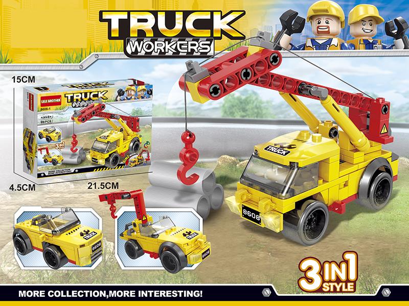 Engineering Truck Series Building Blocks 99pcs