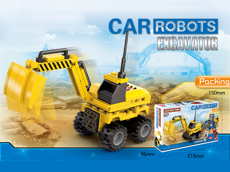 Car Robot Building Blocks 61pcs