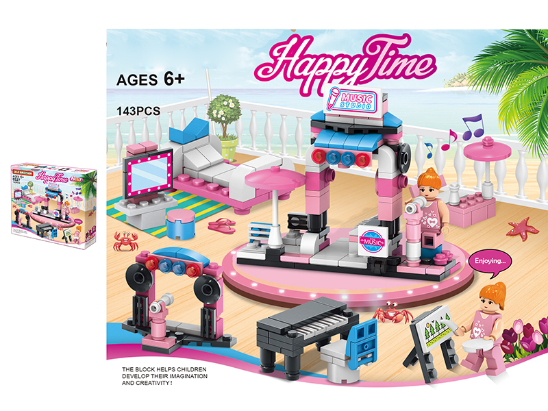 Mini Bedroom 6 In 1 Building Blocks 143PCS