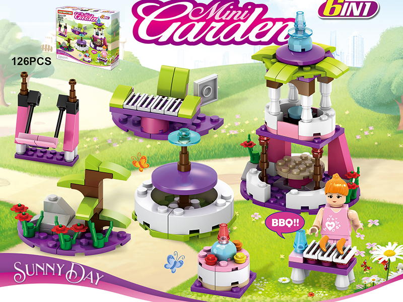 Mini Garden 6 In 1 Building Blocks 126PCS