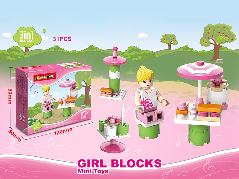 Girl Series Building Blocks 31PCS
