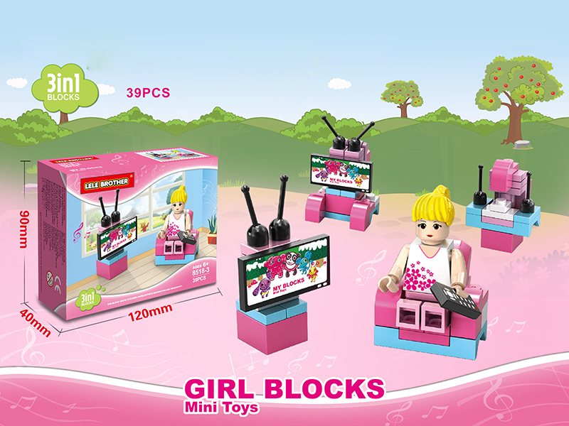 Girl Series Building Blocks 39PCS