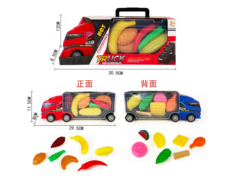 Slide Container Truck - Fruit And Vegetable Bread