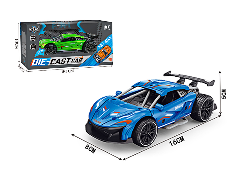 Alloy Pull Back Lycan Racing Car With Sound