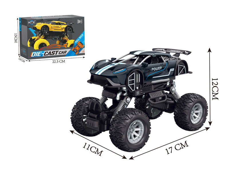 Alloy Pull Back 4Wd Ford  Climbing Car