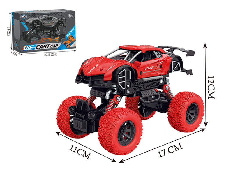 Alloy Pull Back 4Wd Lamborghini Climbing Car