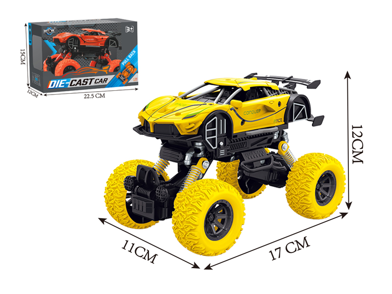 Alloy Pull Back 4Wd Ferrari Climbing Car