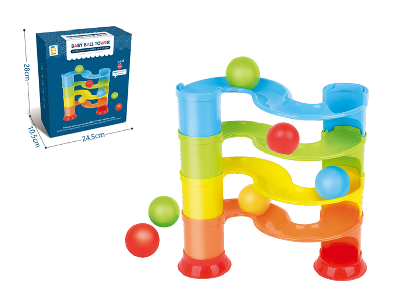 4-Layer Track Rolling Ball Game