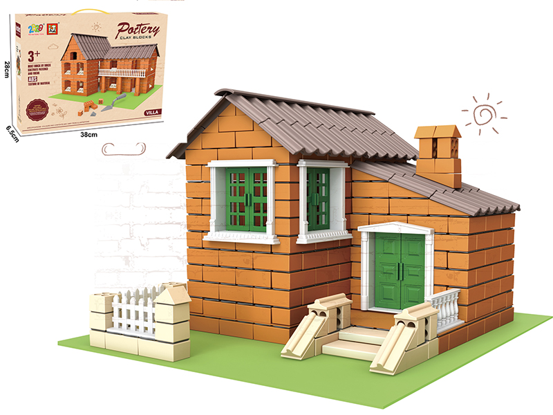 Little Bricklayer Series Clay Building Blocks - Jiangnan Small Courtyard (304PCS)