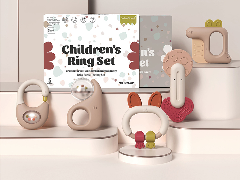 Baby Rattle Teether Set(5PCS)