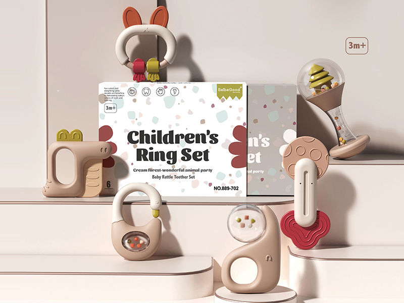Baby Rattle Teether Set(6PCS)