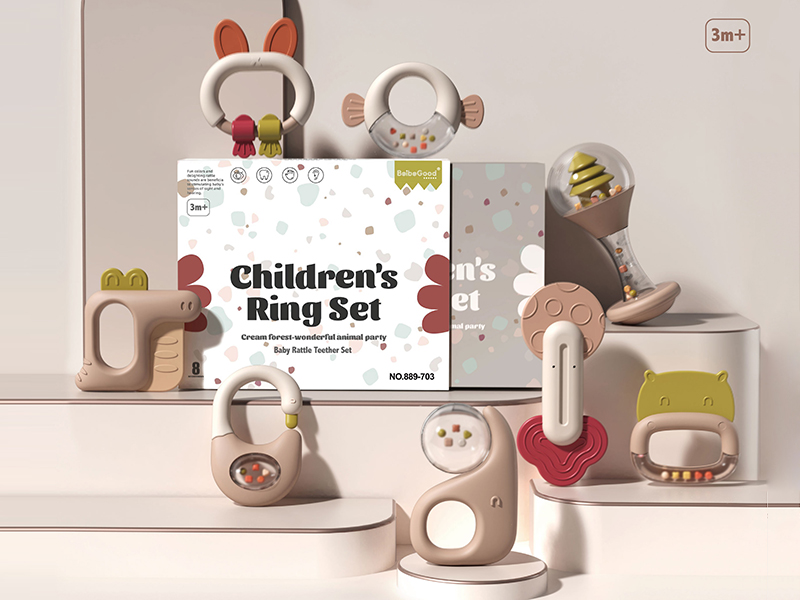 Baby Rattle Teether Set(8PCS)