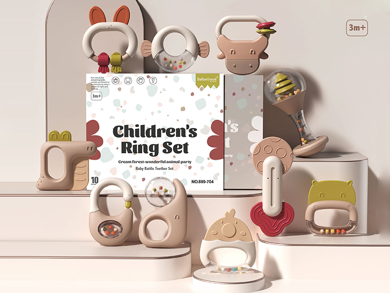 Baby Rattle Teether Set(10PCS)
