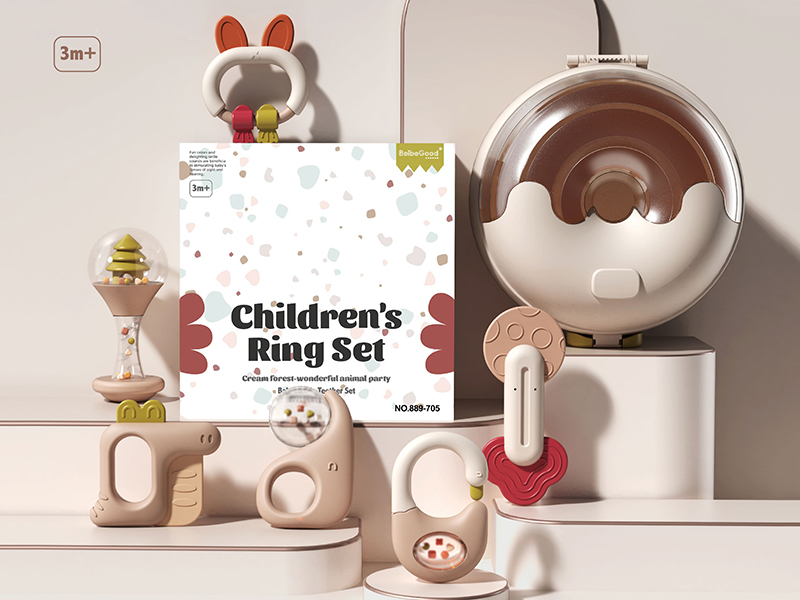 Baby Rattle Teether Set(6PCS)