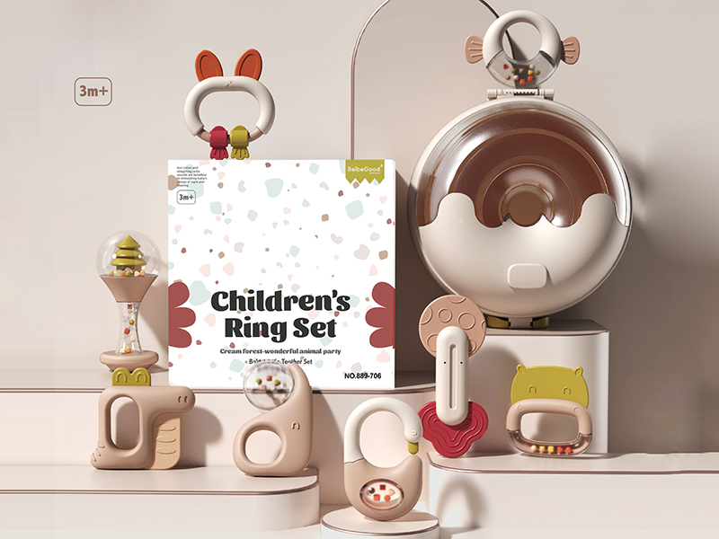 Baby Rattle Teether Set(8PCS)