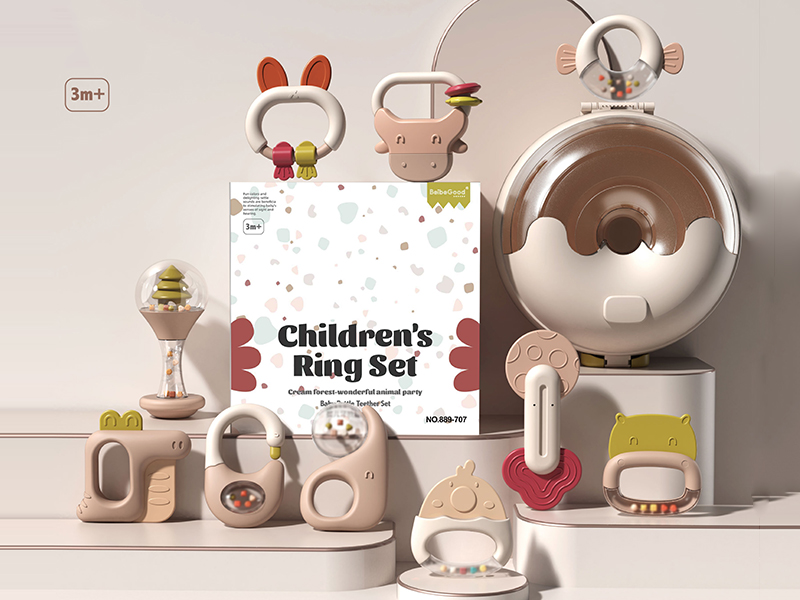 Baby Rattle Teether Set(10PCS)